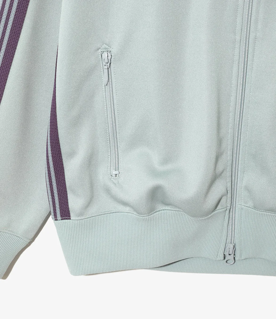 Tagless Labeling TRACK JACKET POLY SMOOTH - SAX BLUE