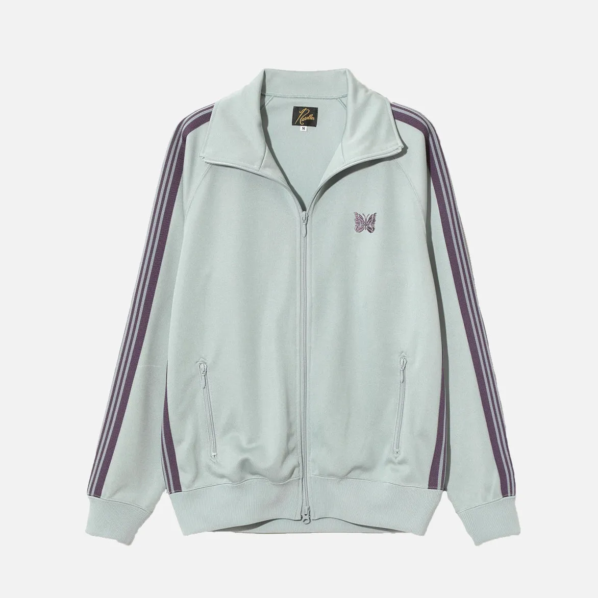 TRACK JACKET POLY SMOOTH - SAX BLUE Web Glow