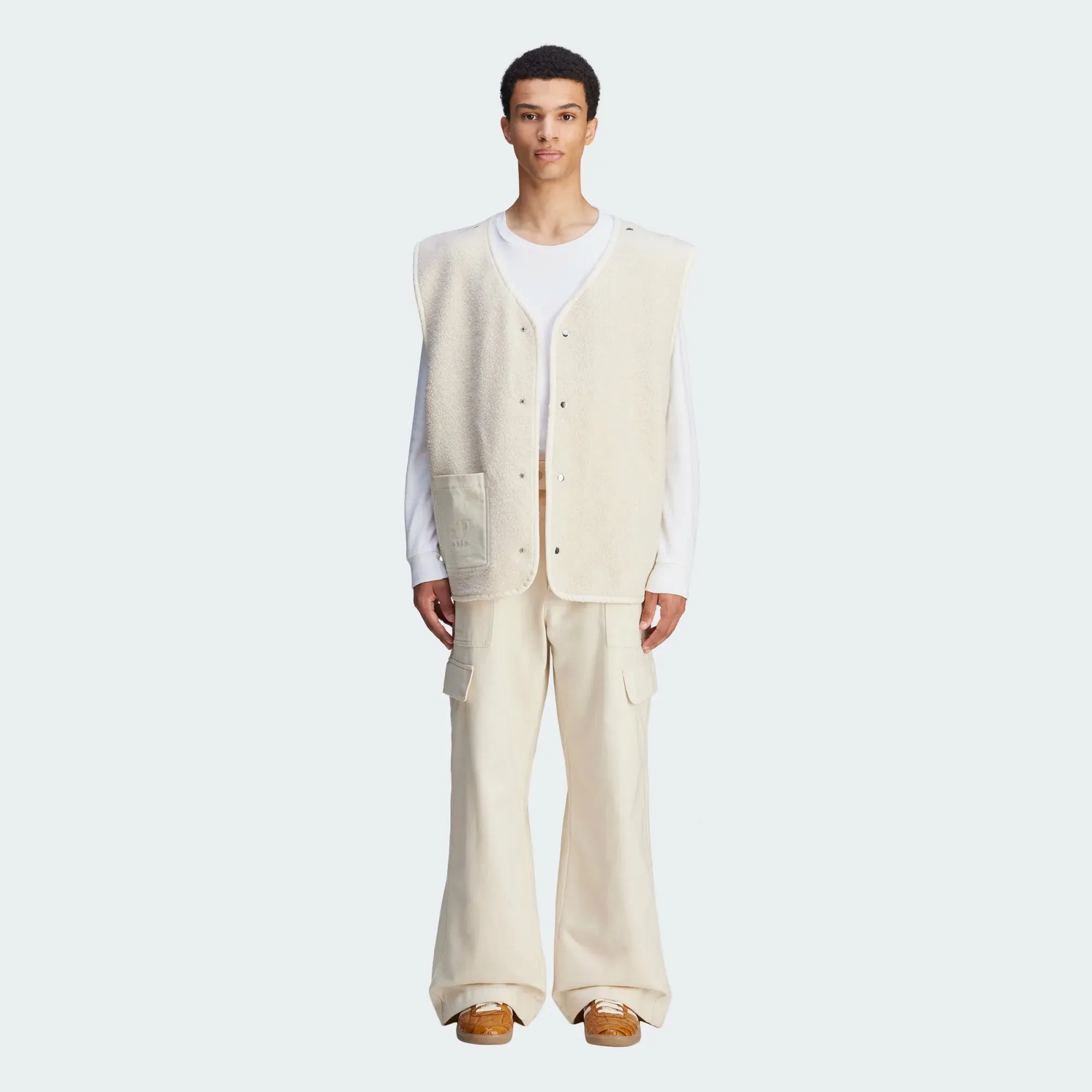 UVProtectionFinish Denim Cool WALES BONNER X ADIDAS CARGO PANT - WONDER WHITE