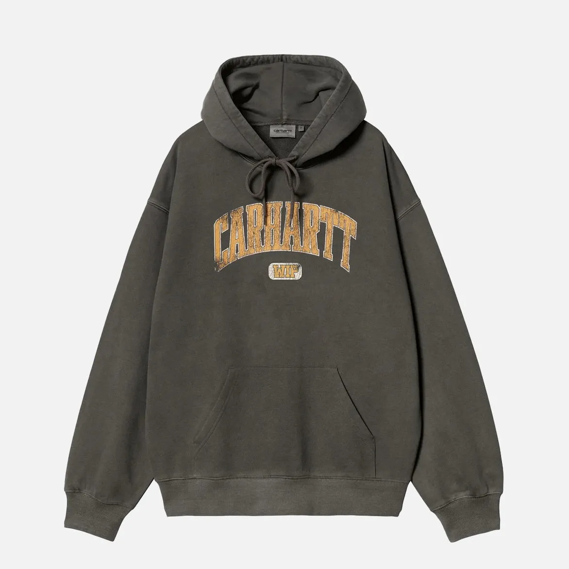 Comfort waistband HOODED LIBRARY SWEAT - BLACK