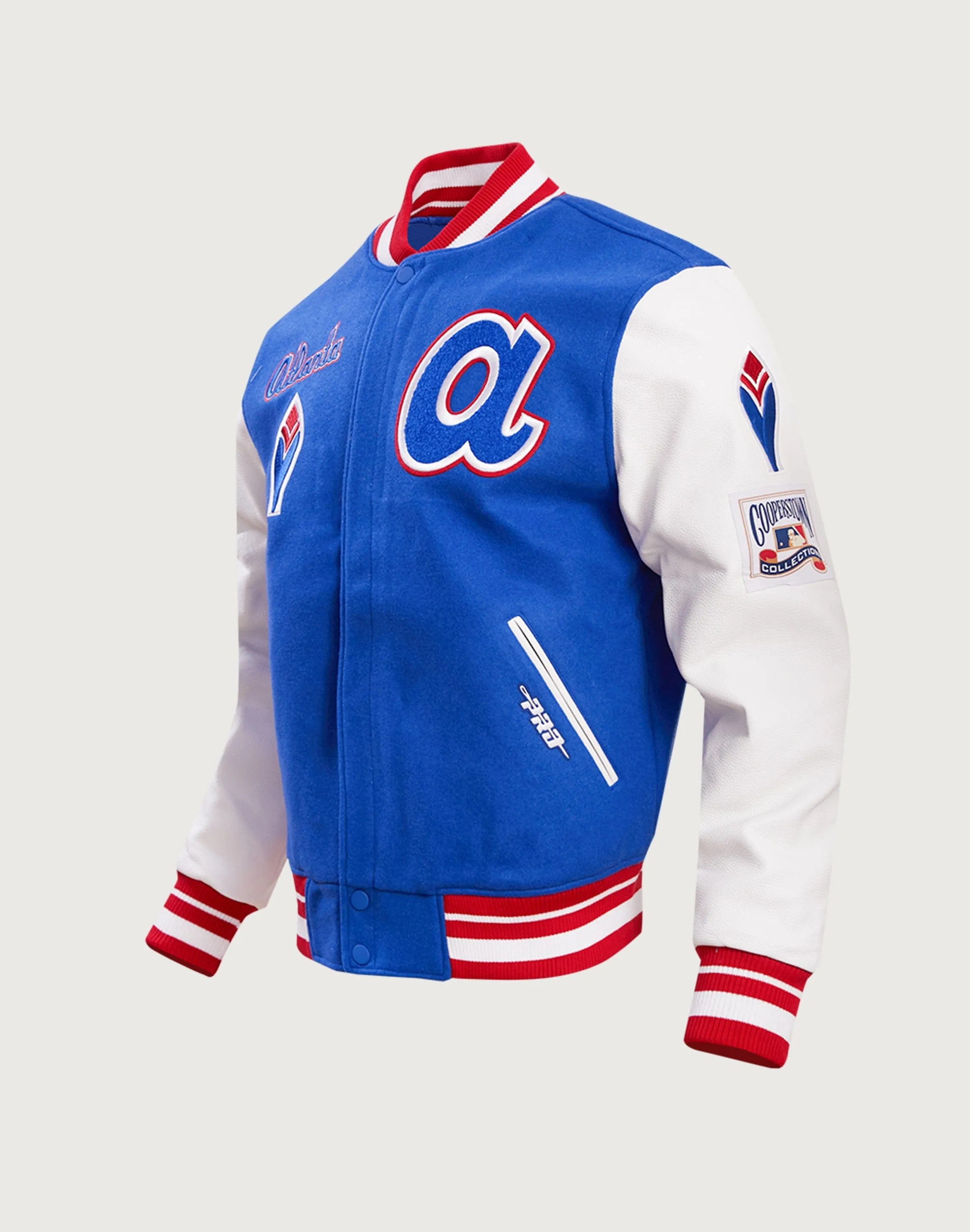 Game Core Pro Standard MLB Atlanta Braves Retro Classic Wool Varsity Jacket