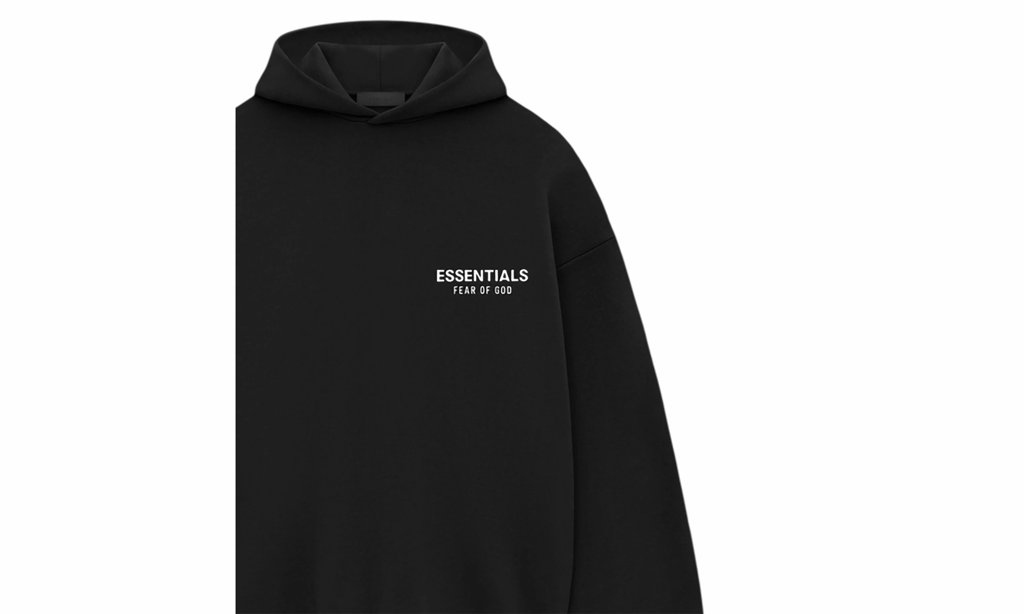 Fleece Hoodie II "Black" Concert Vibe Team Vibe