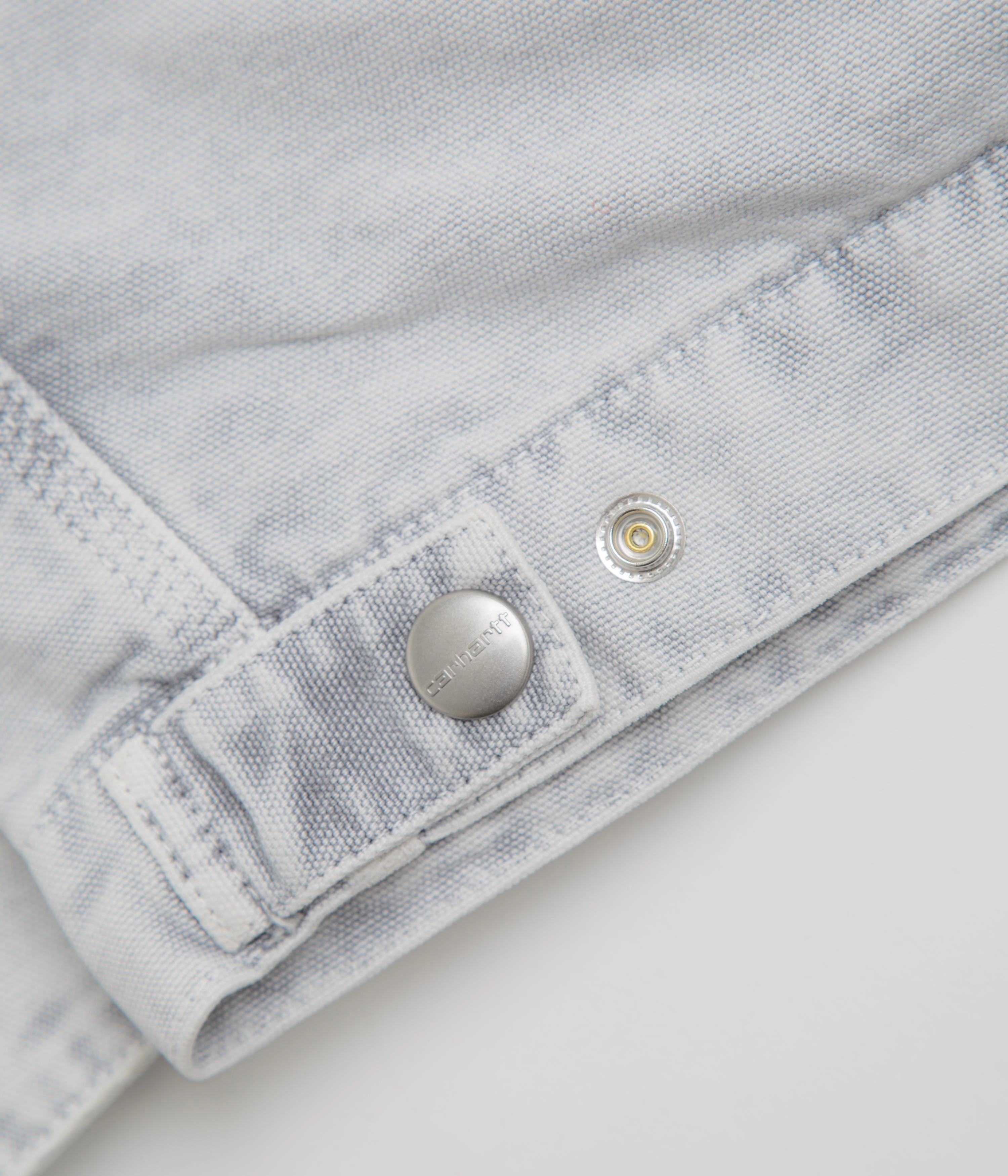 Carhartt OG Detroit Jacket - Black / Black Chalk Wash UltraLight Packable Design Double Layered Cuffs