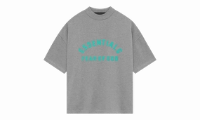 Heavy Jersey SS Tee "Dark Heather Oatmeal" CompactPackaging PreShrunkFabric
