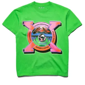 Athletic Fit Below knee Always On Tour X-Madness Tee - Green