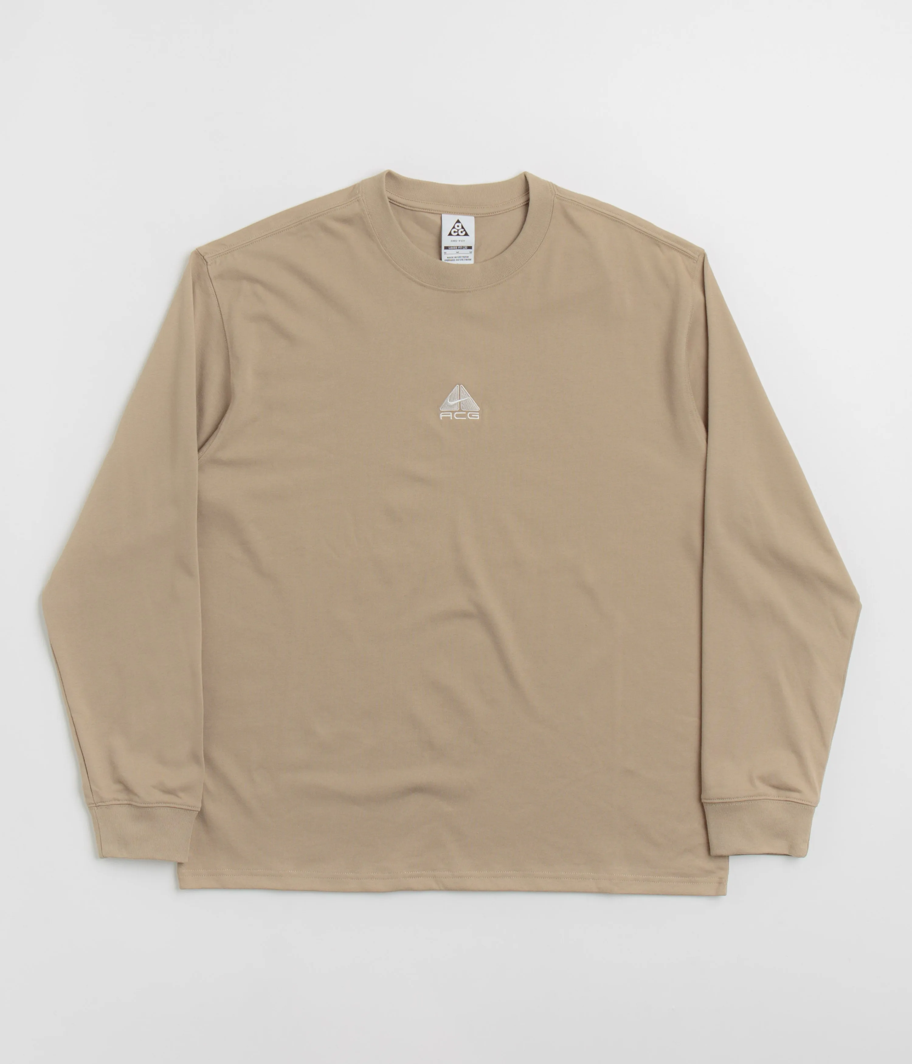 Athletic Look sleep shorts silhouette Nike ACG Lungs Long Sleeve T-Shirt - Khaki