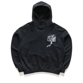 Jordan Oversized Pullover Hoodie - Black/Starfish Gerbil like