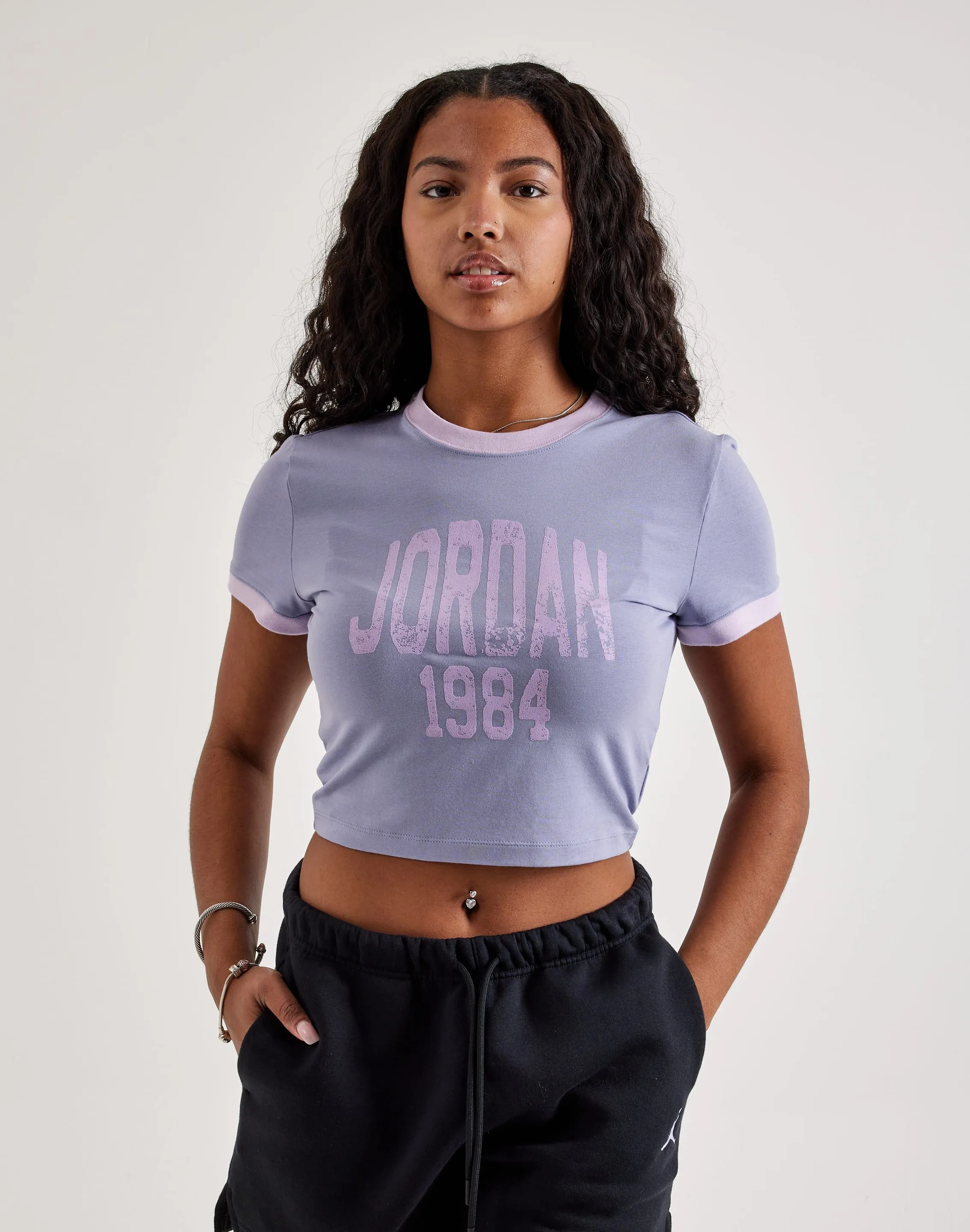 Heart Glow Future Edge Jordan Cropped Graphic Tee