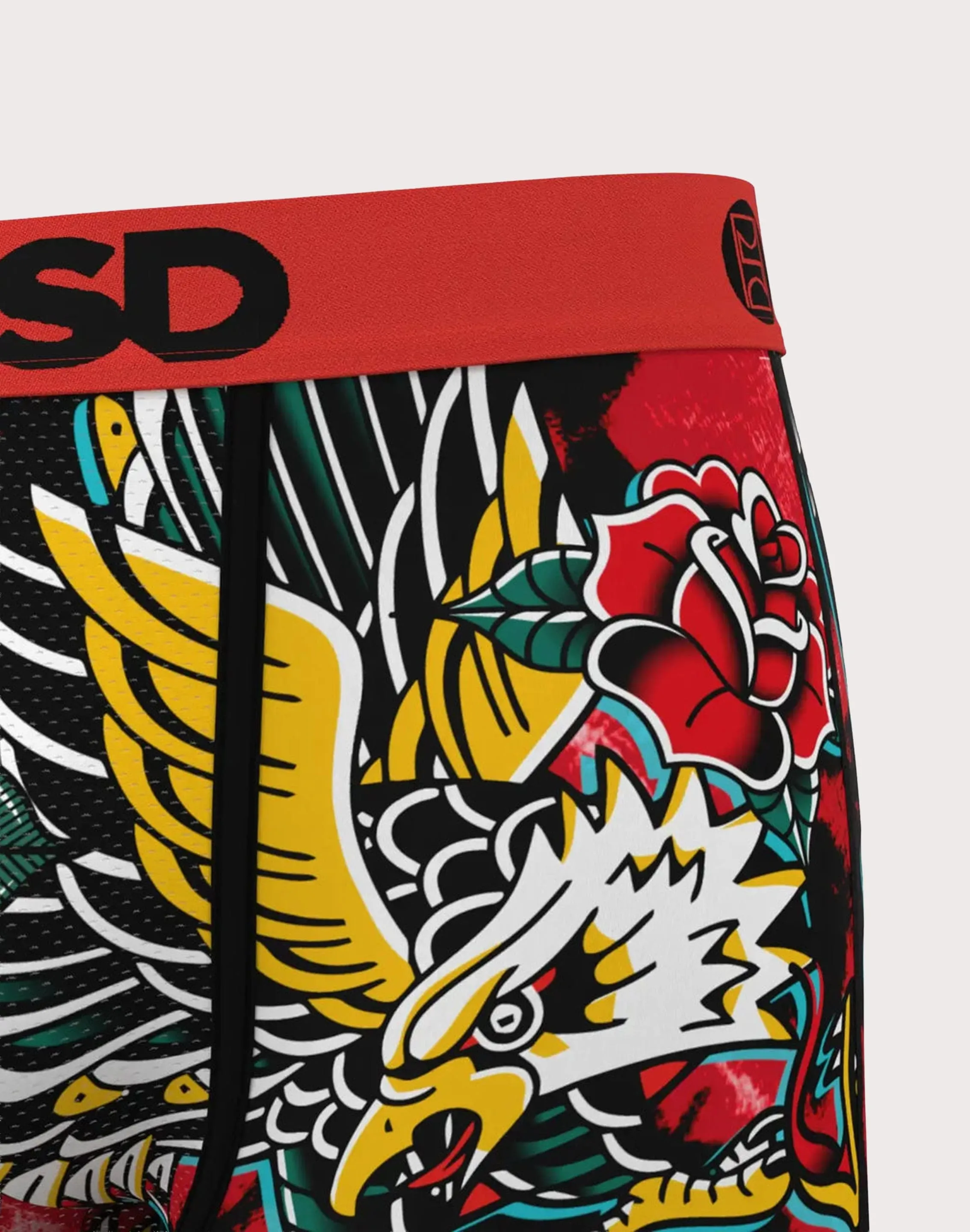QuickDrying WrinkleFreeTexture Psd Underwear Winged Spirit Boxer Briefs