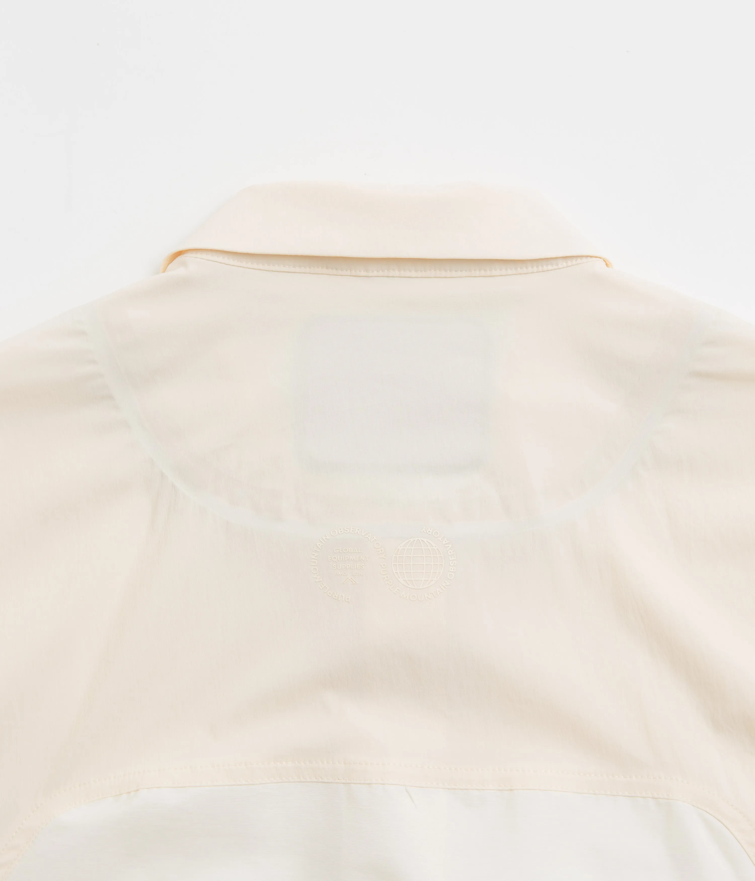 Purple Mountain Observatory Field Shirt - Cream Polka Dot Athletic Cut