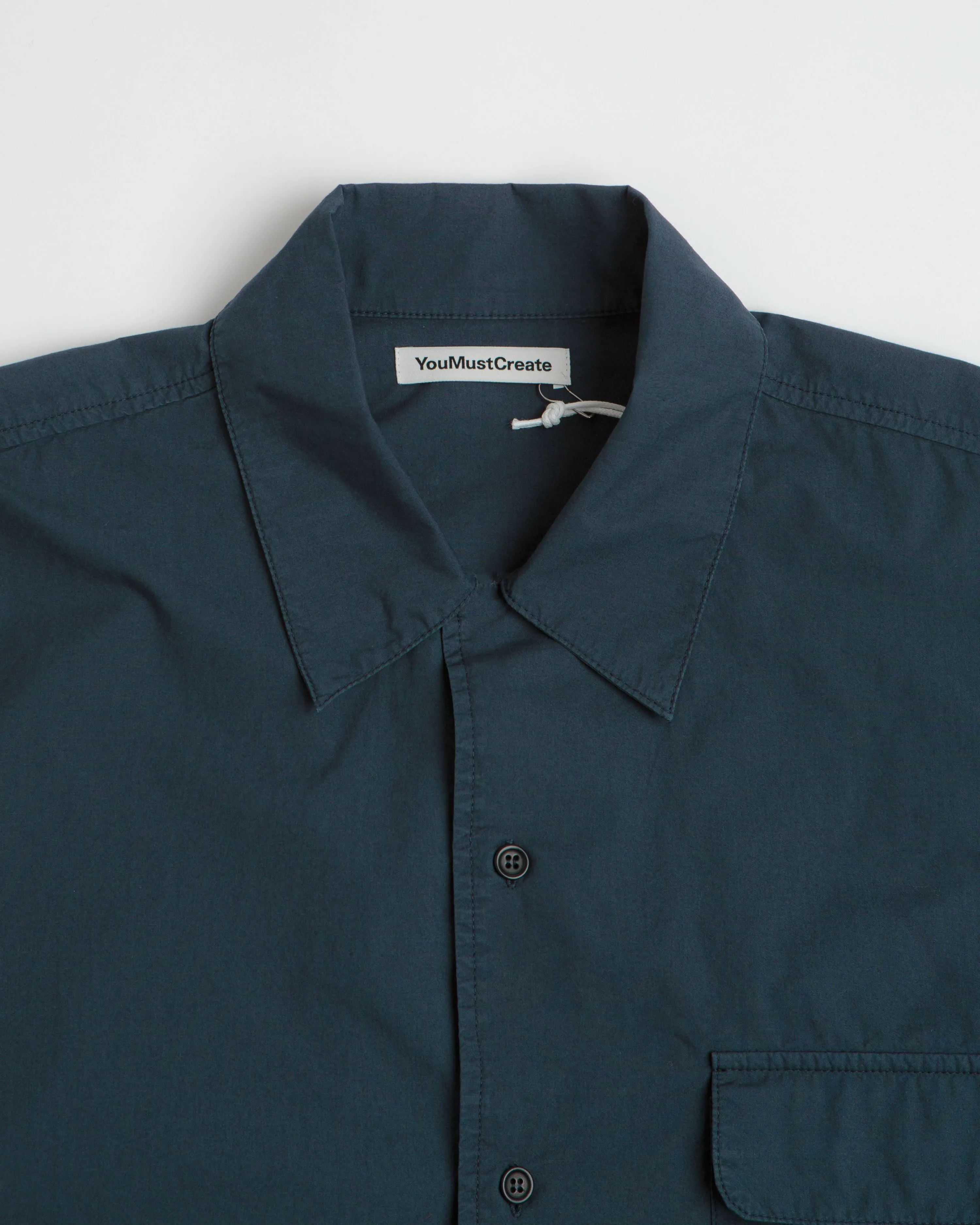 YMC Wray Shirt - Navy Static Dissipating Fiber Party Ready