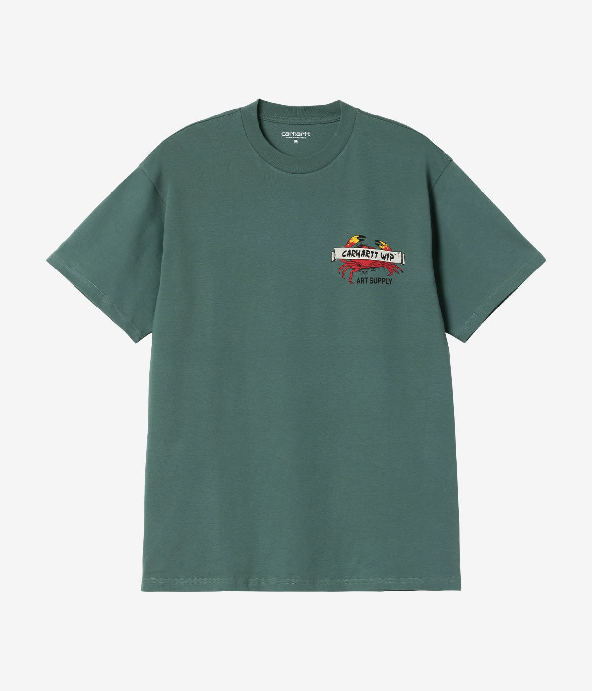 Carhartt WIP S/S Crab Paint T-Shirt Compact Fold Design Lightweight texture