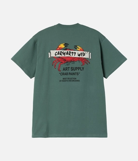 Carhartt WIP S/S Crab Paint T-Shirt Durable Material