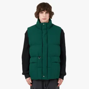 Manastash Marty Down Vest / Green Bonded Seam Technology