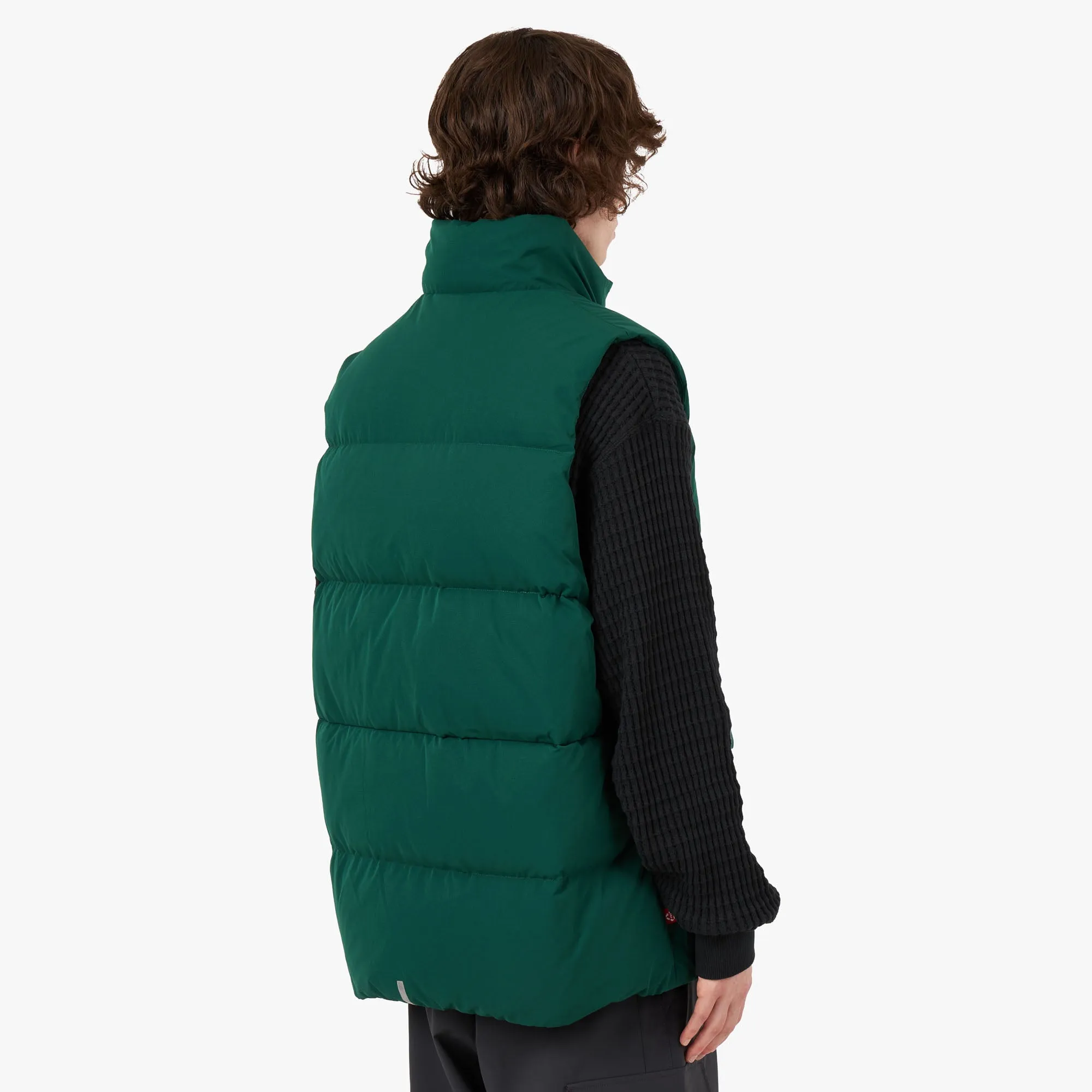 Manastash Marty Down Vest / Green Wind Resistant Coating