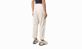 Bone Cotton Embroidered Logo Jogger Sweatpant "Ivory"