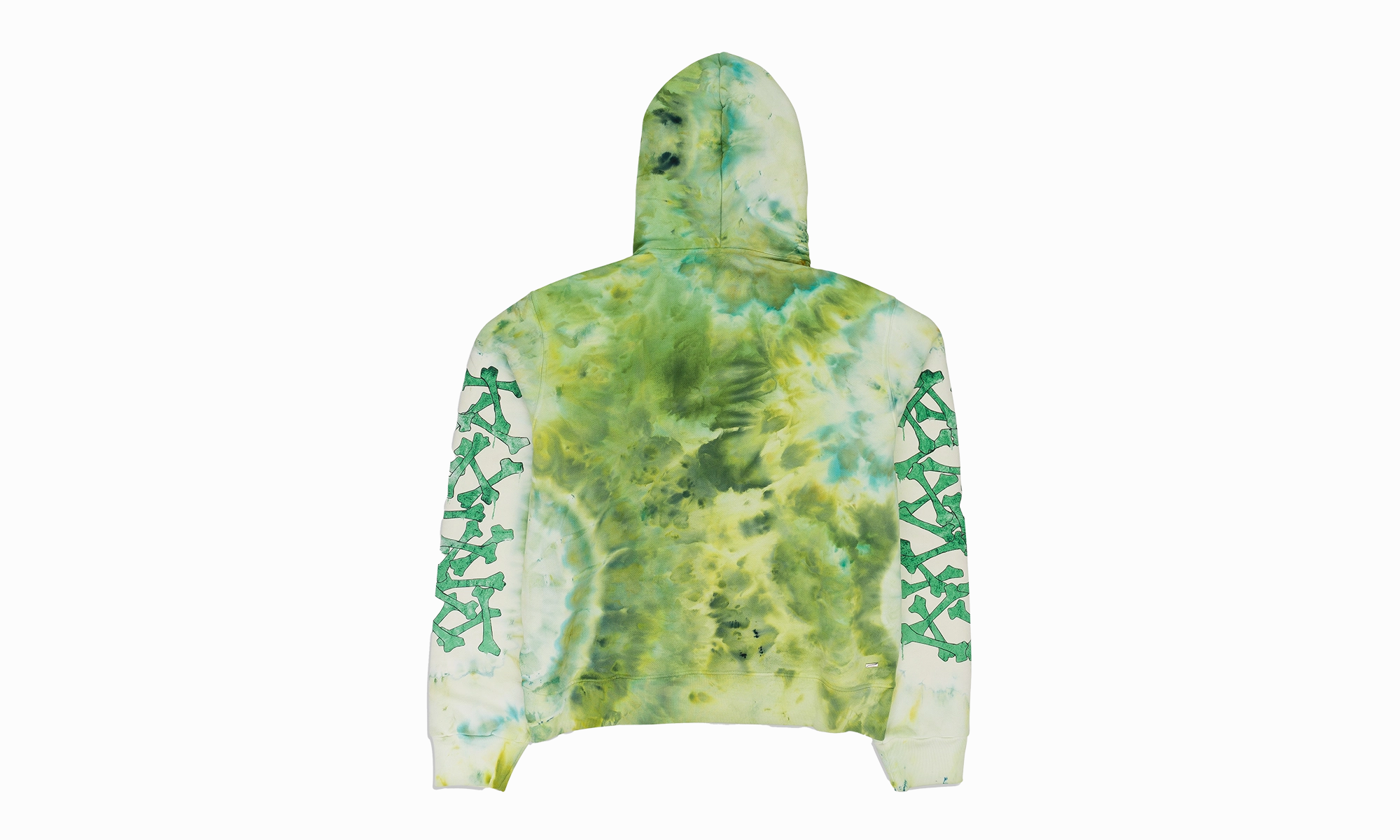 Bones Hoodie "Green Tie Dye"