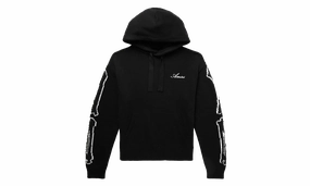 Bones Logo Embroidered Knit Hoodie "Black"