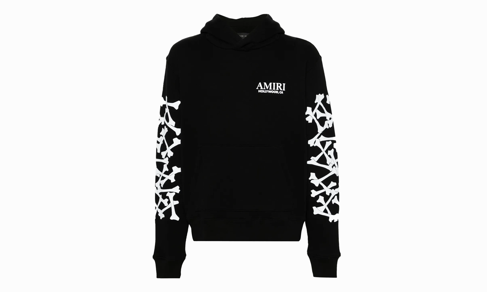 Bones Stacked Hoodie "Black"