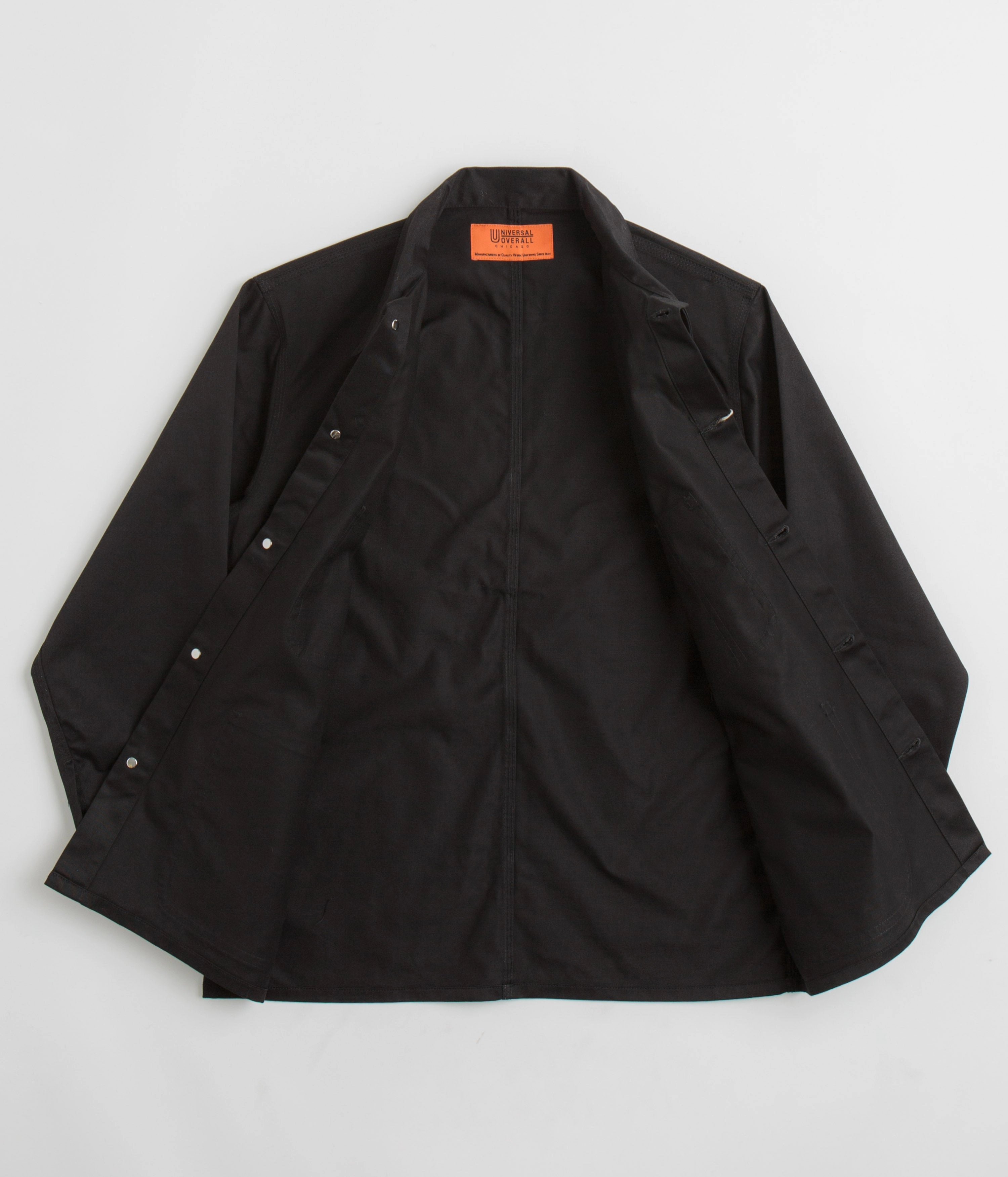 Eyeshadow long sleeved Universal Overall Classic Coverall Jacket - Black