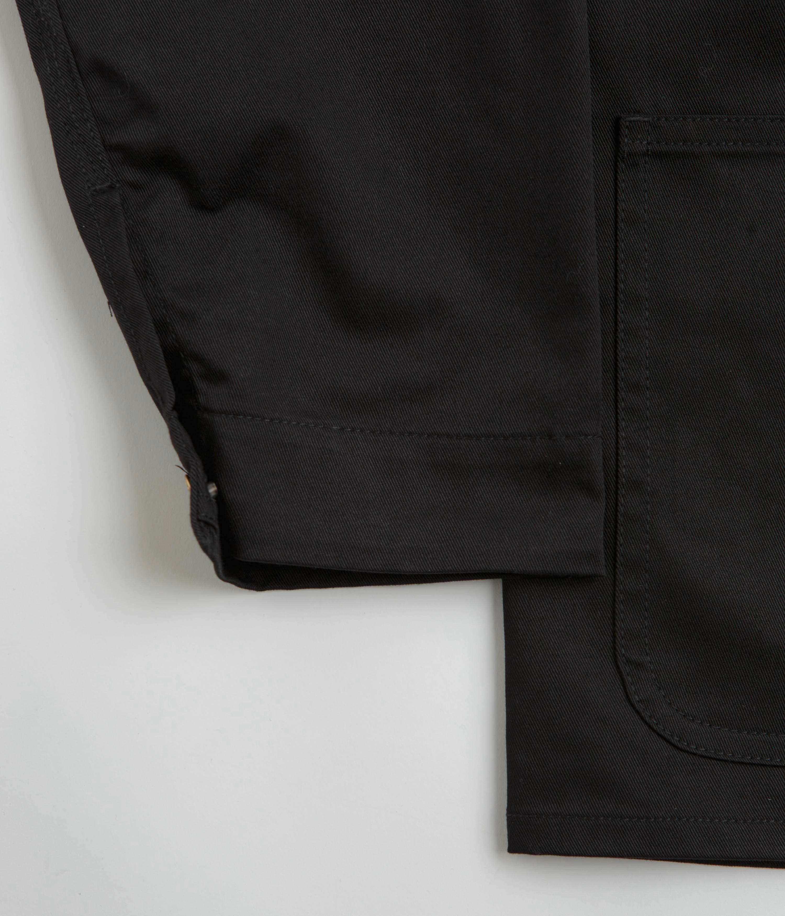Waterproof Shell Universal Overall Classic Coverall Jacket - Black