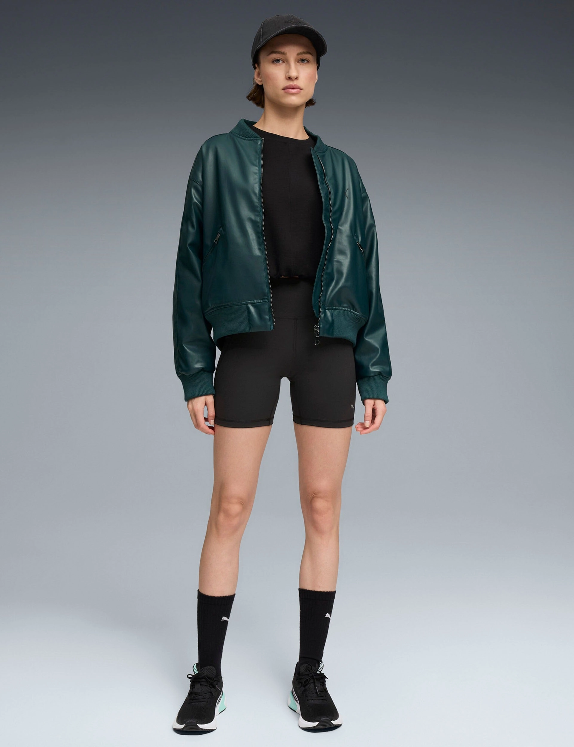 Cloudspun 6" Short Tights - Black t shirt