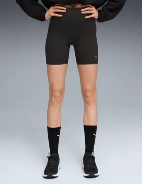 High Elasticity Blend Cloudspun 6" Short Tights - Black