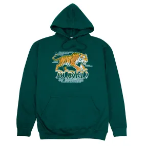 Street Fashion Bored of Southsea Airbrush Tiger Hoodie - Rainforest