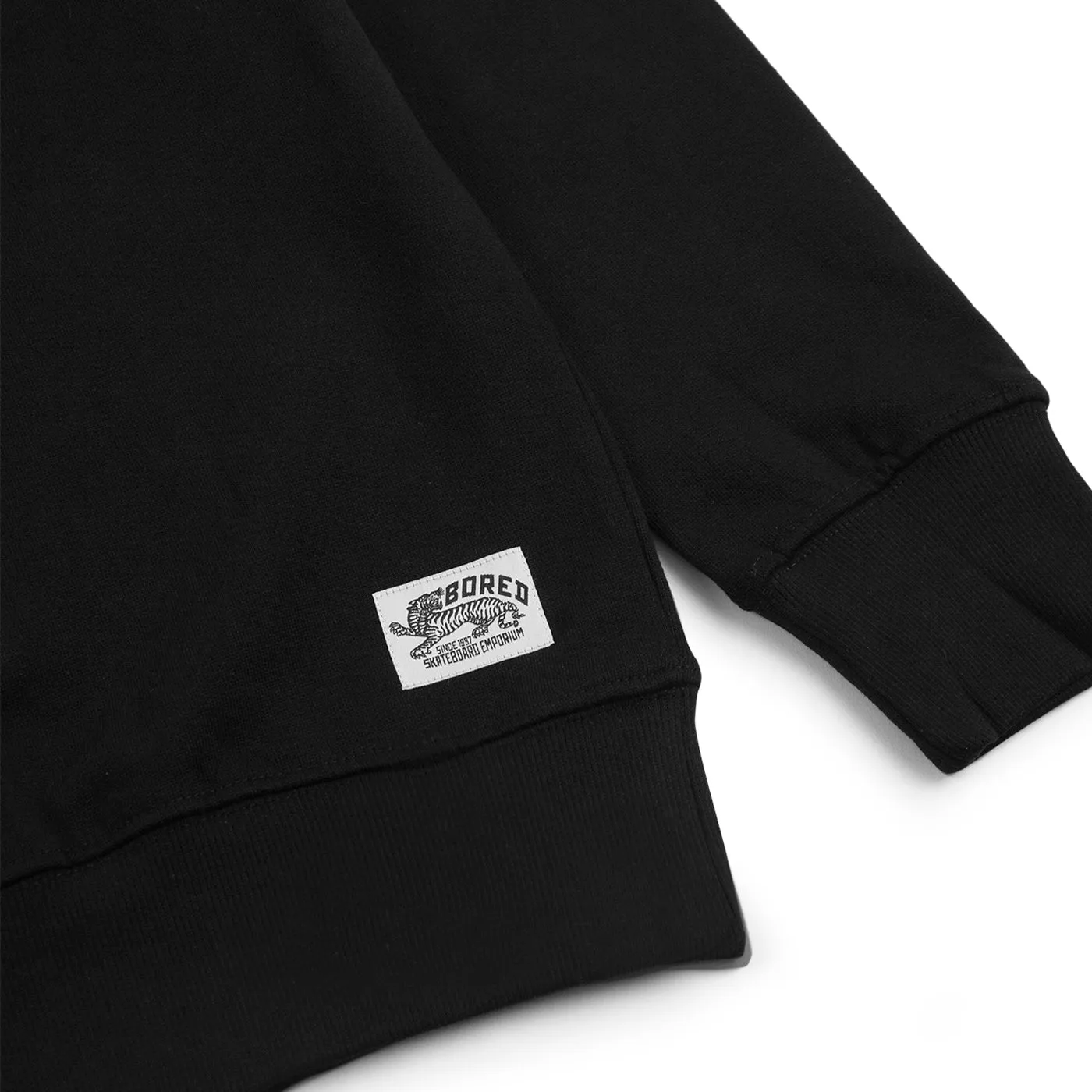 Bored of Southsea Daily Use Sweatshirt - Black product linen breathability Earthy Tones