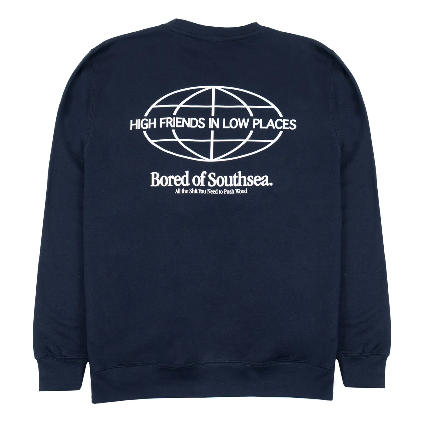 Bored of Southsea High Friends Sweatshirt - Navy Outdoor Vibe
