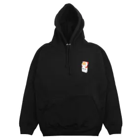 Two Way Zipper Bored of Southsea Marly Hoodie - Black