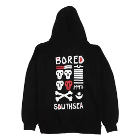 Bored of Southsea Submariner Zip Hoodie - Black Celebrity Worn