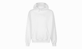 Box Logo Hoodie "FW 23 - White"