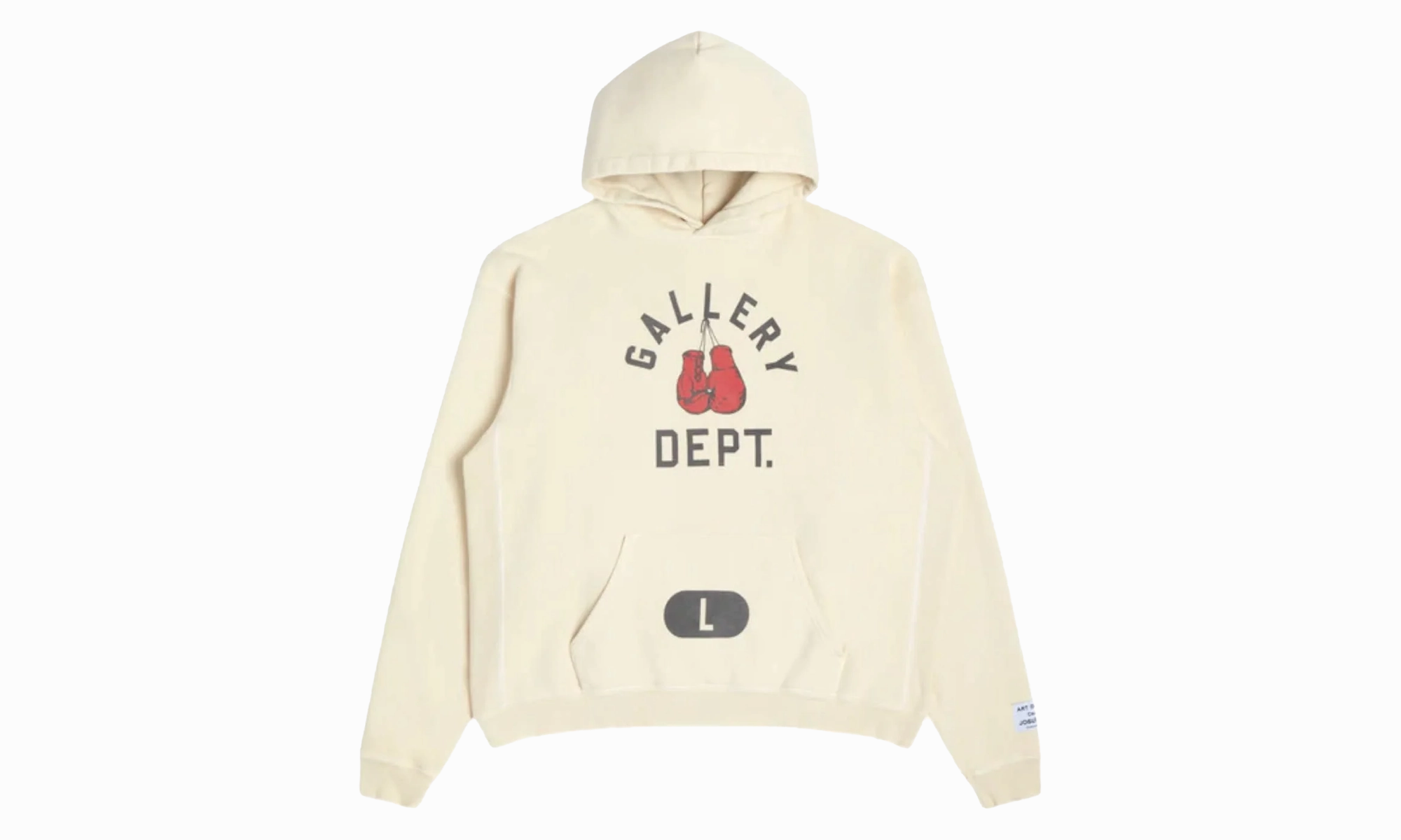 Boxing Gloves Logo Hoodie "Cream"