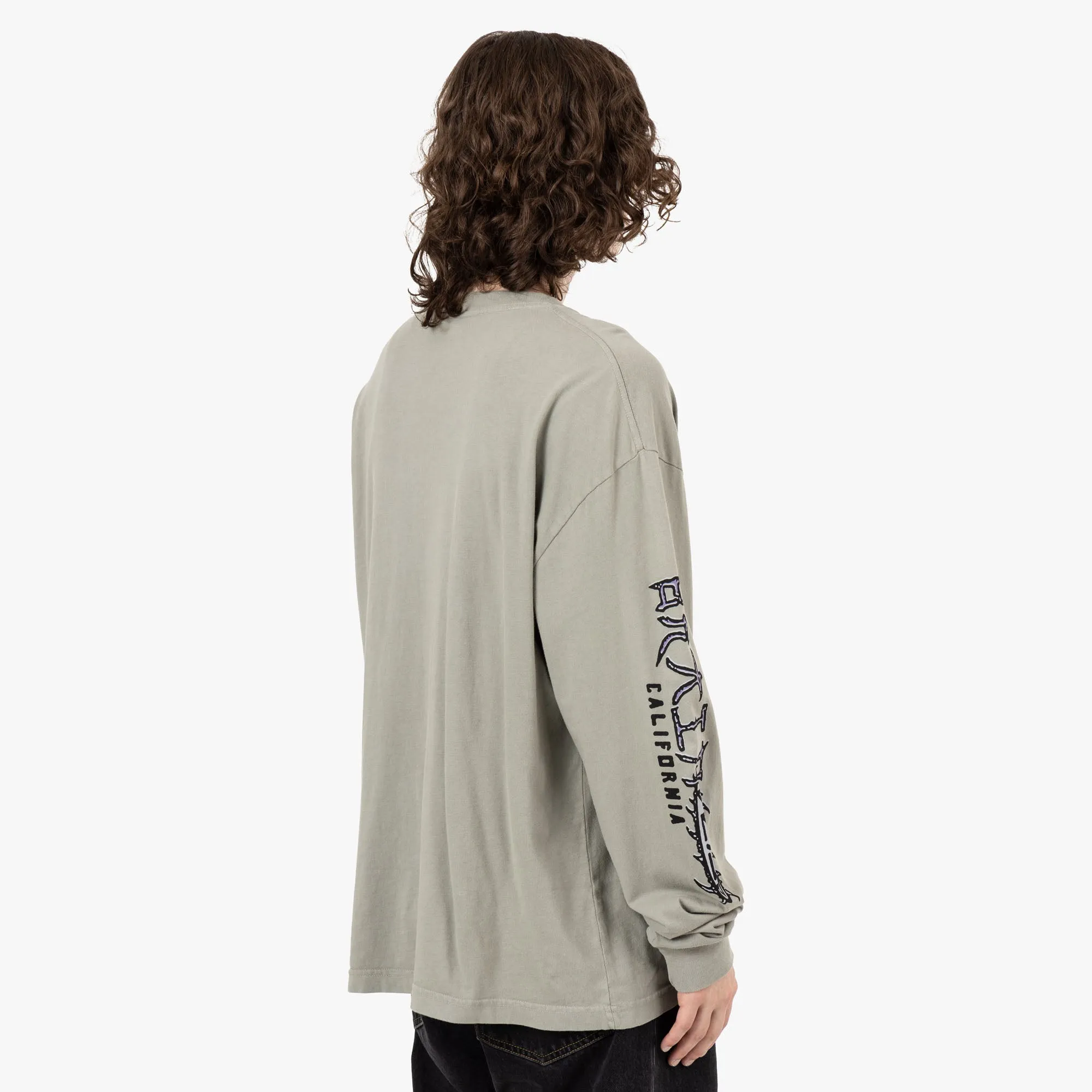 Flare Brain Dead Bio Dog Long Sleeve T-shirt / Seagrass