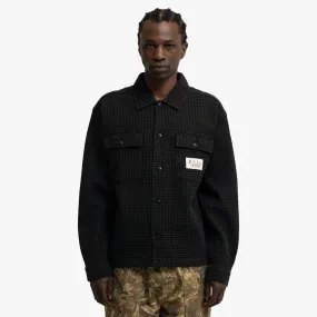 Anniversary Special Brain Dead Waffle Button Shirt Black