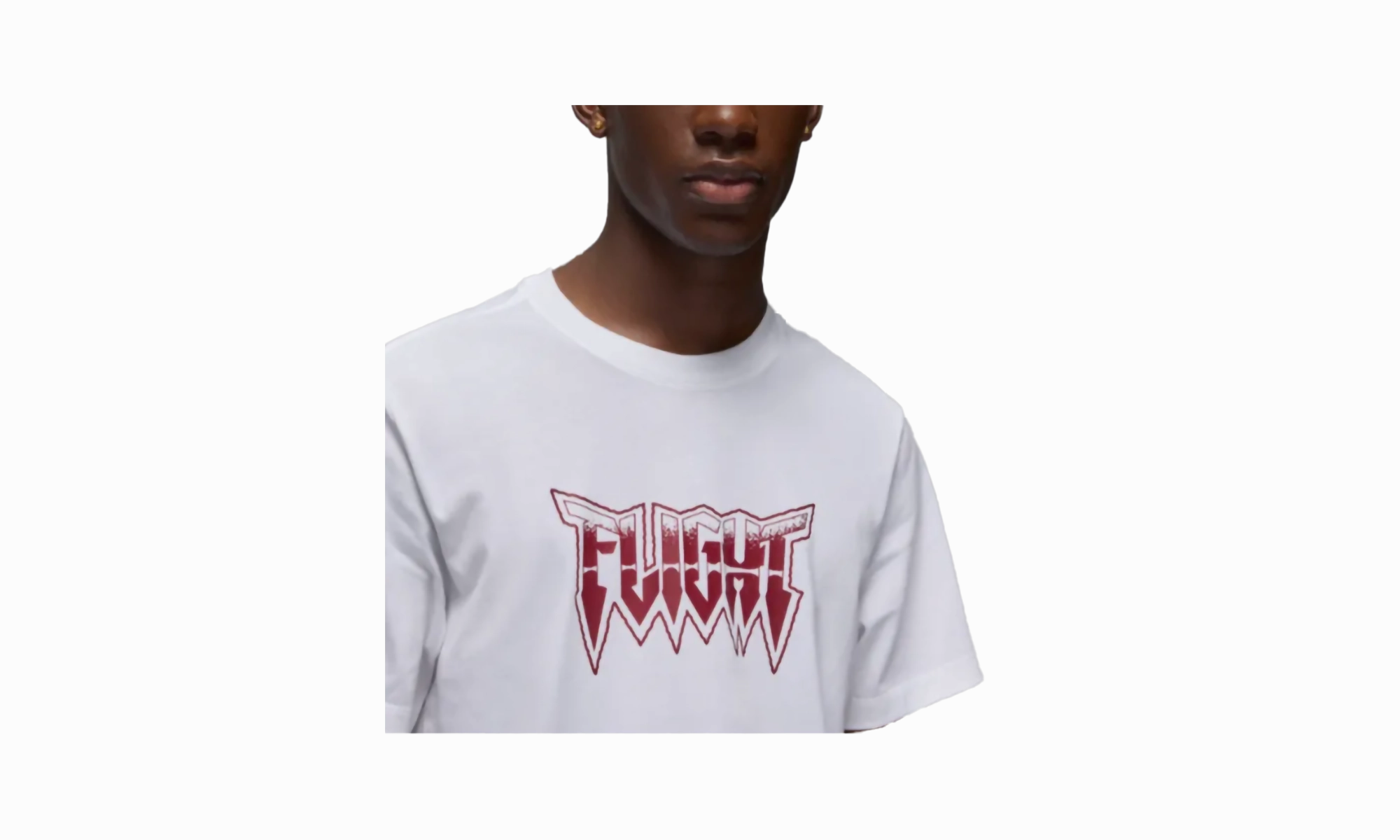 Tight Core NonRestrictive Cut Brand Tee "WHITE"