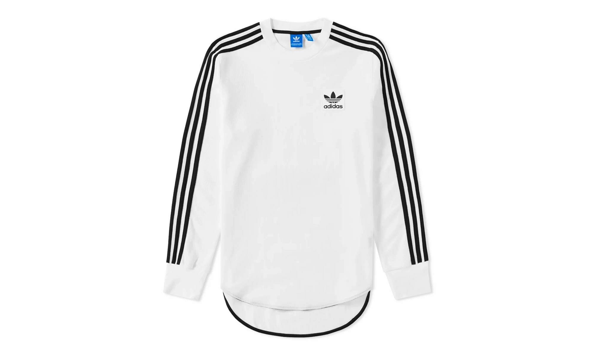 Euro Mood WaterRepellent Surface Brand Waffle LongsleeveThermal Shirt "White / Black"