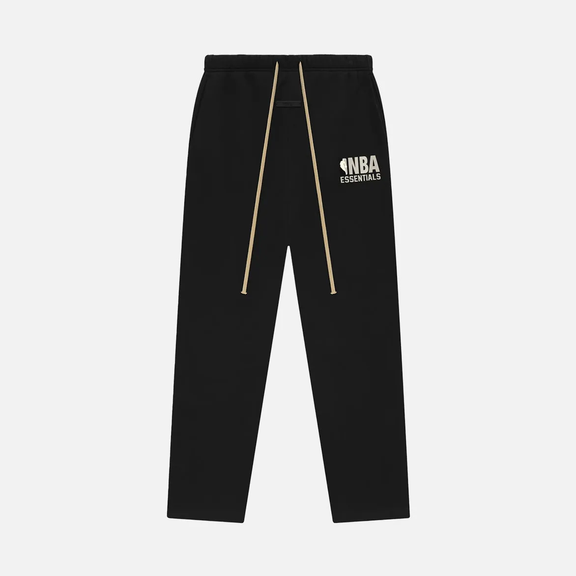 ESSENTIALS NBA RELAXED SWEATPANTS - BLACK Recycled Fit Wide Glow