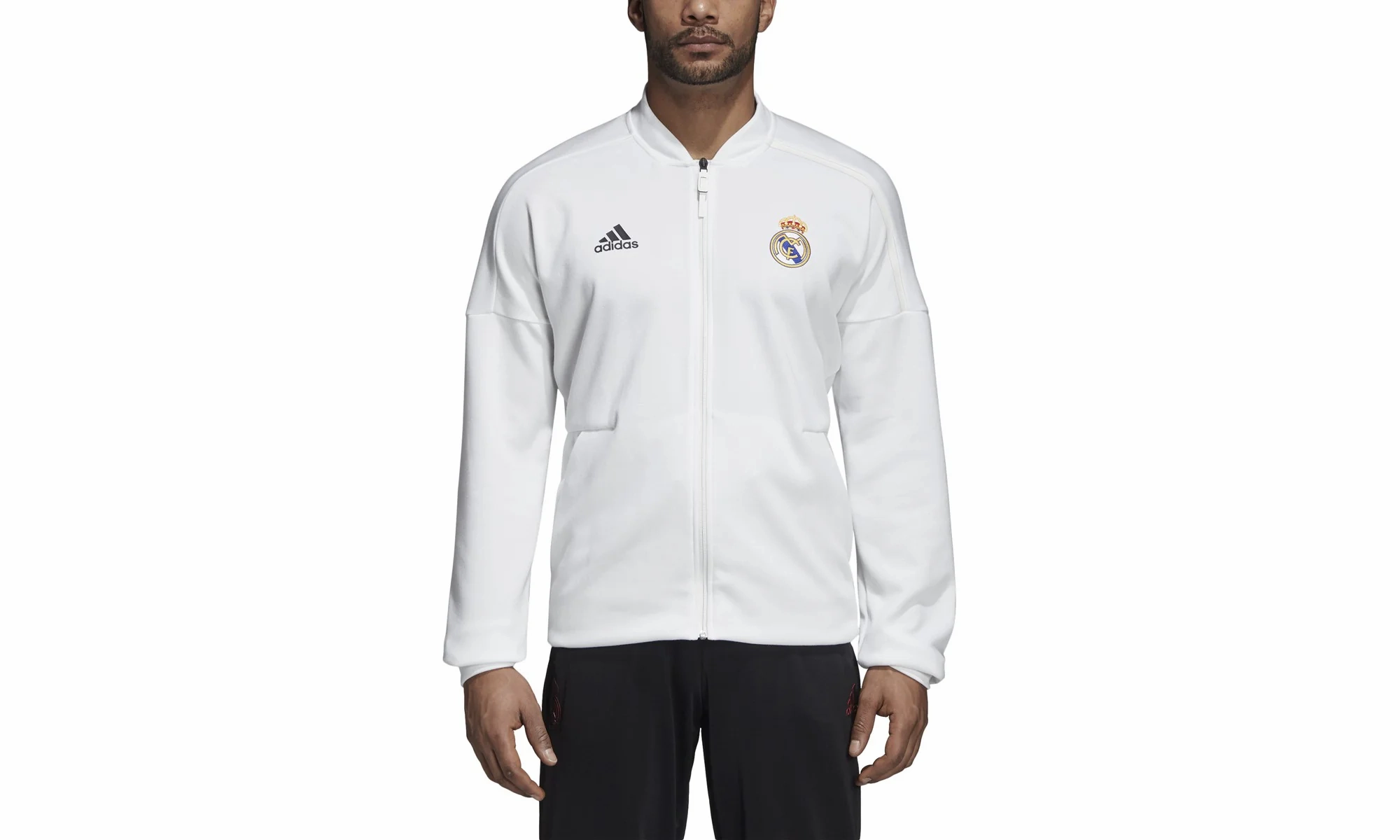 Soccer Real Madrid Z.N.E Jacket "Core White" Tight Core