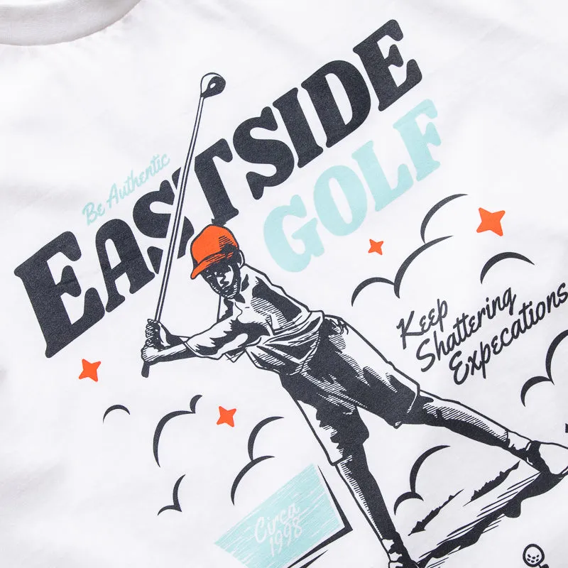 Eastside Golf Keep Shattering Expectations Tee - White Anti-static