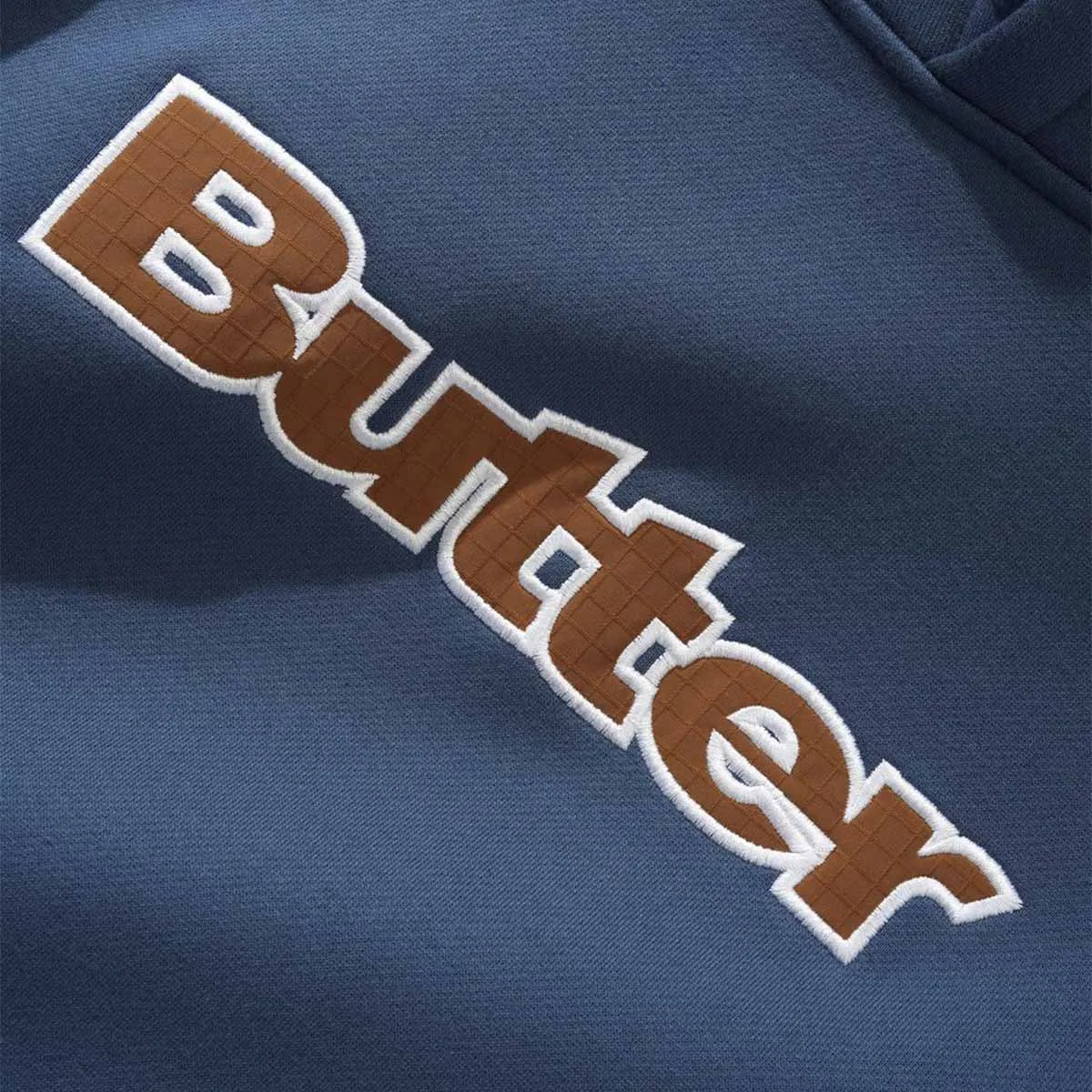 Fashion Street Diwali wear Butter Goods - Ripstop Logo Applique Hoodie Navy