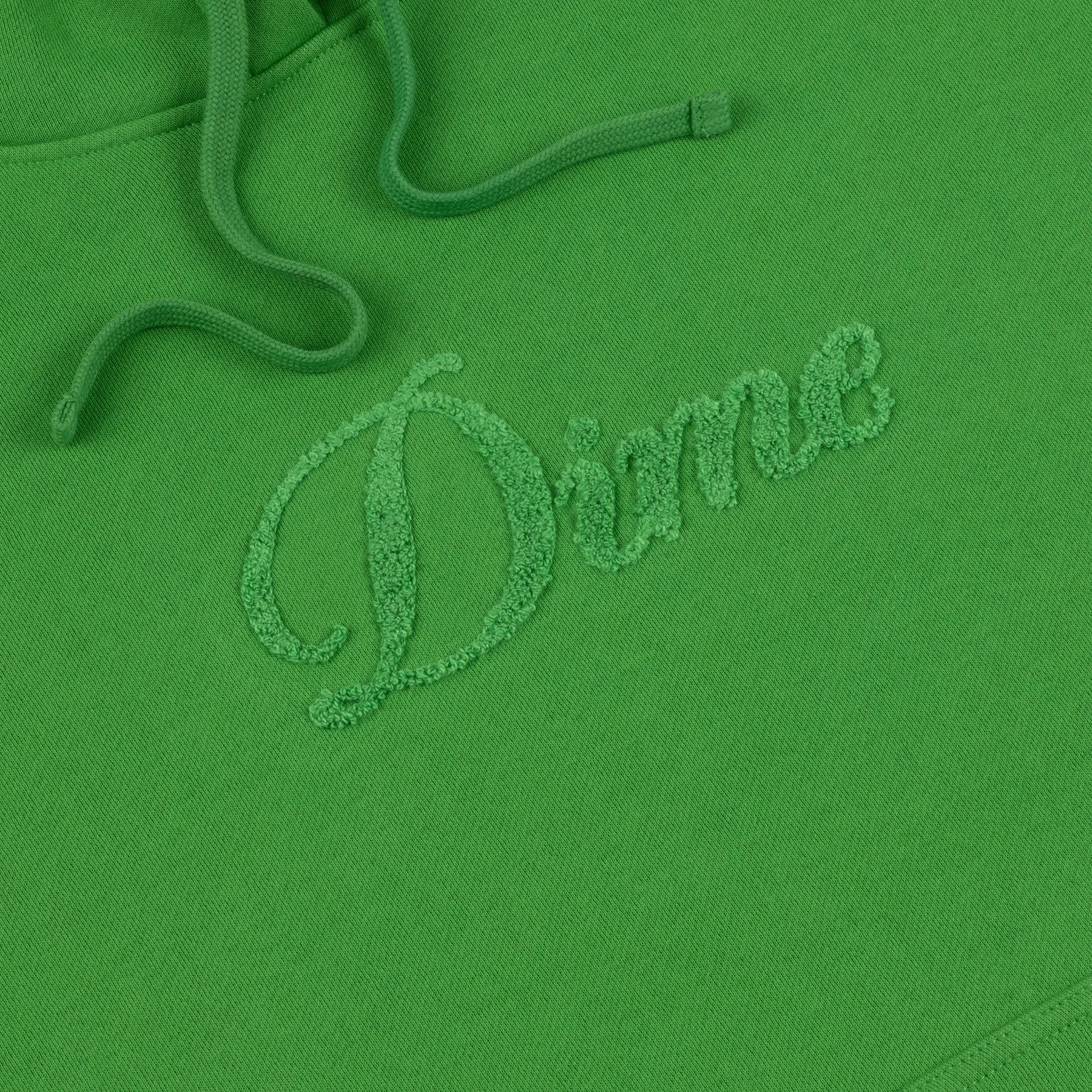 Creative Glow CURSIVE LOGO HOODIE - KELLY GREEN