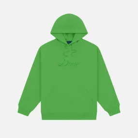 High End CURSIVE LOGO HOODIE - KELLY GREEN