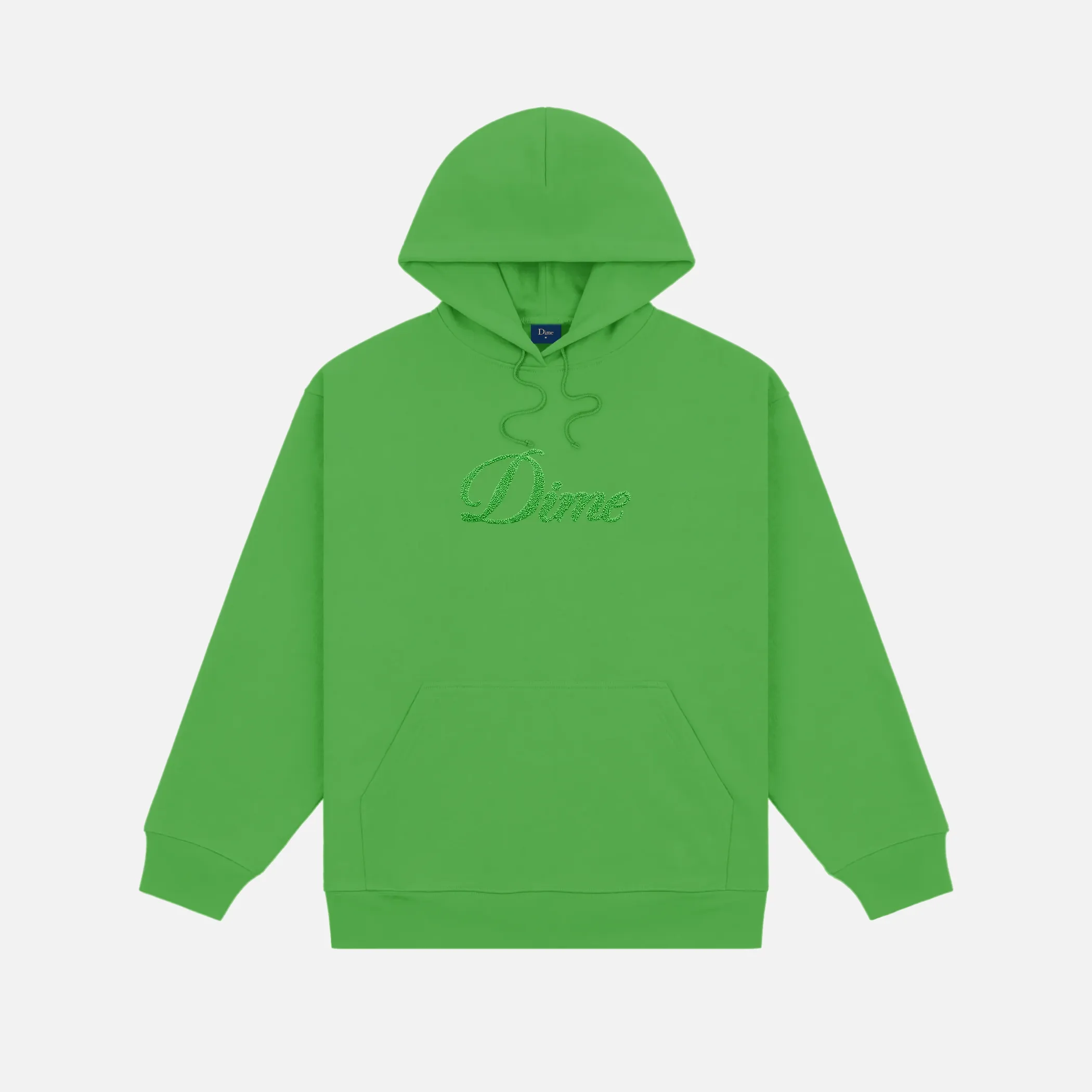 FlexibleFit CURSIVE LOGO HOODIE - KELLY GREEN