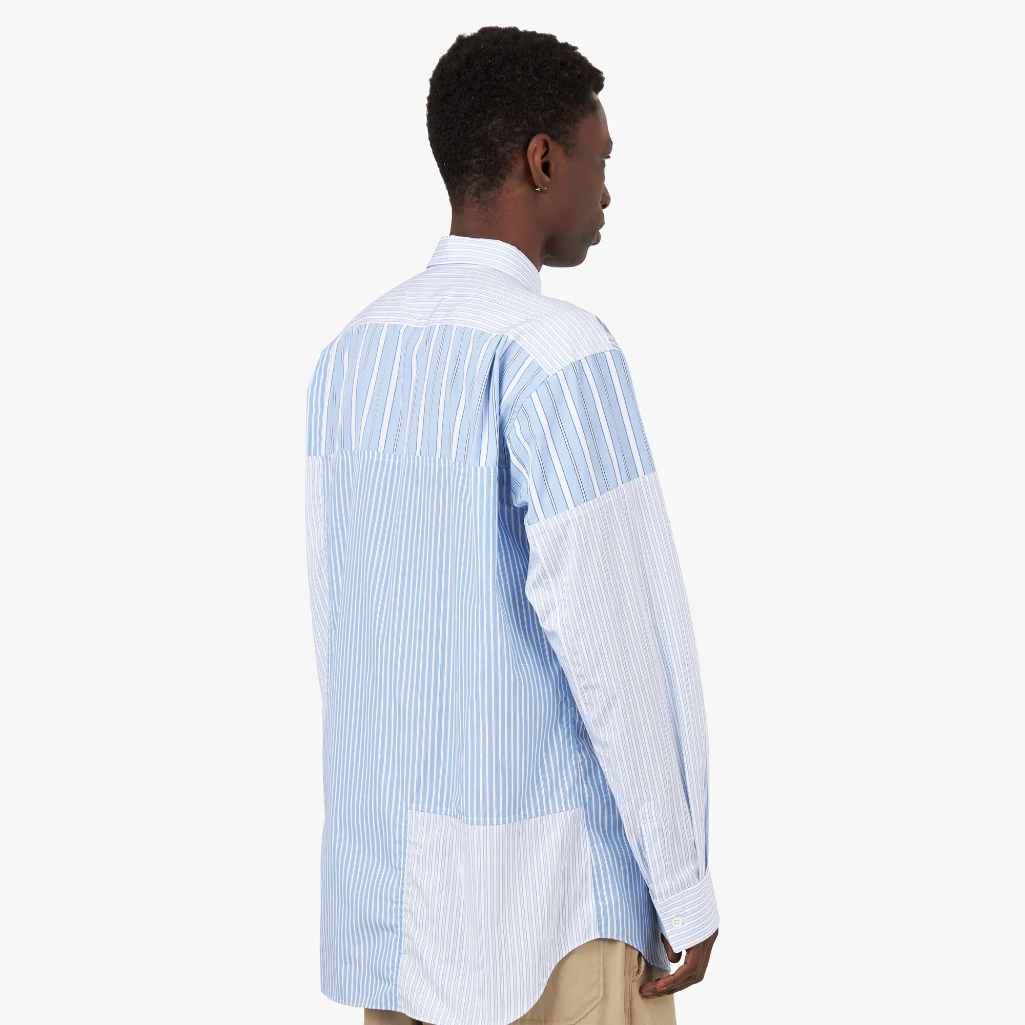 COMME des GAR?ONS Andy Warhol Cotton Shirt / Stripe Eco Friendly Dye