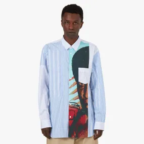 Vintage Style COMME des GAR?ONS Andy Warhol Cotton Shirt / Stripe