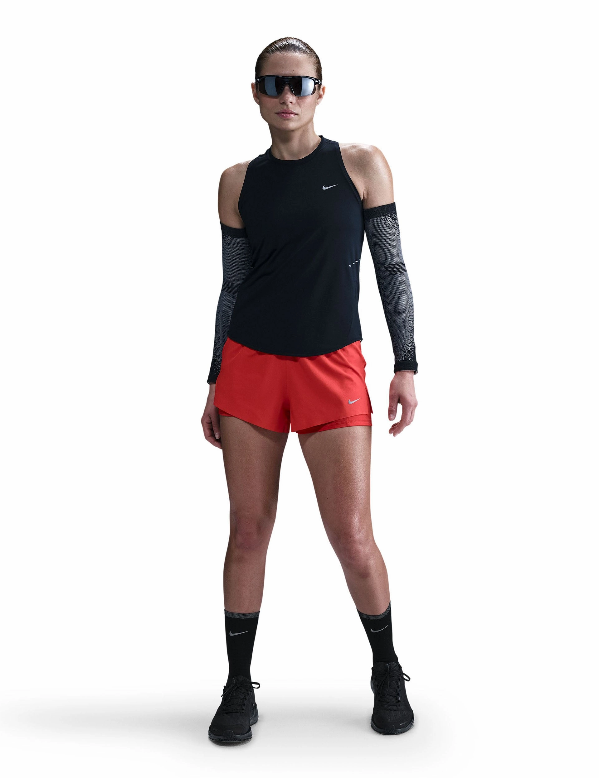 Artistic - appealing teamwork Swift Dri-FIT Running Tank Top - Black/Reflective Silver