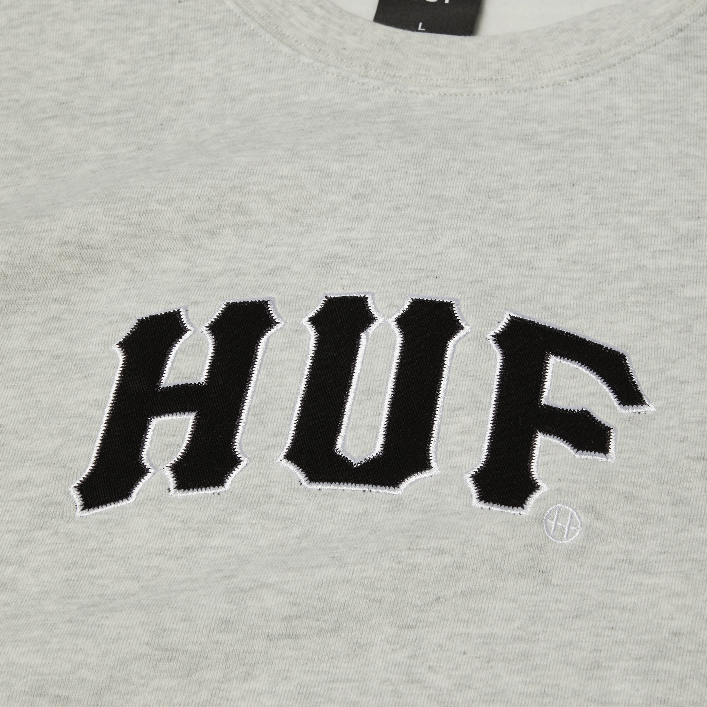 camping suitable Business casual Huf Arch Applique Crewneck