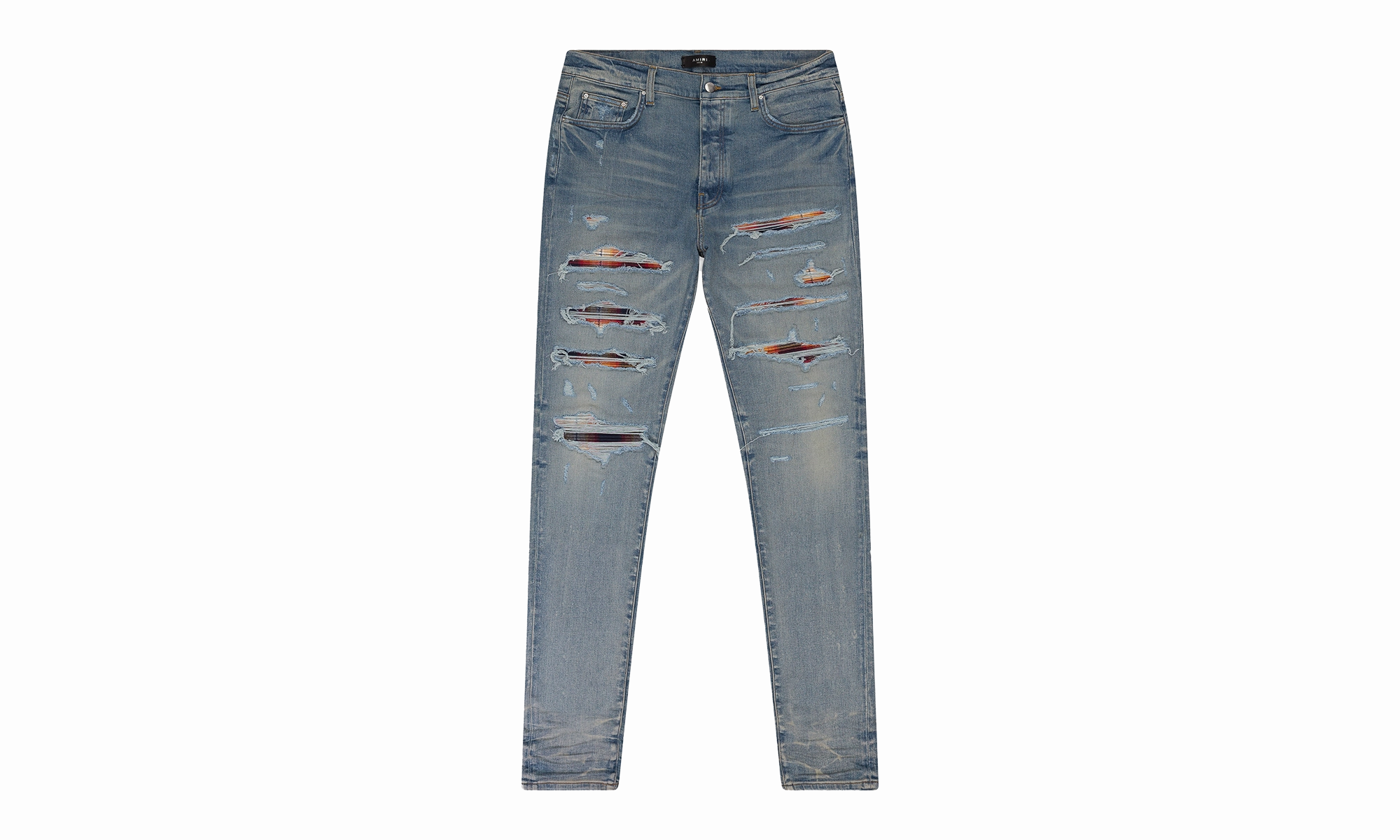 Thrasher Jeans "Clay Indigo Plaid" Fit Ready
